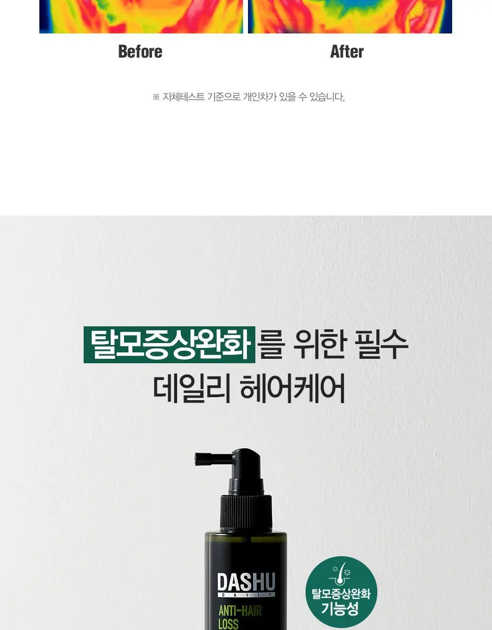 [변우석 Pick]다슈 안티헤어로스 허브 헤어토닉 150ml (탈모증상완화도움 기능성) 상세페이지 16